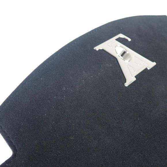 Louis Vuitton LockMe Ever BB 2 Way Bag Calfskin Black Silver Hardware - Picture 9 of 11